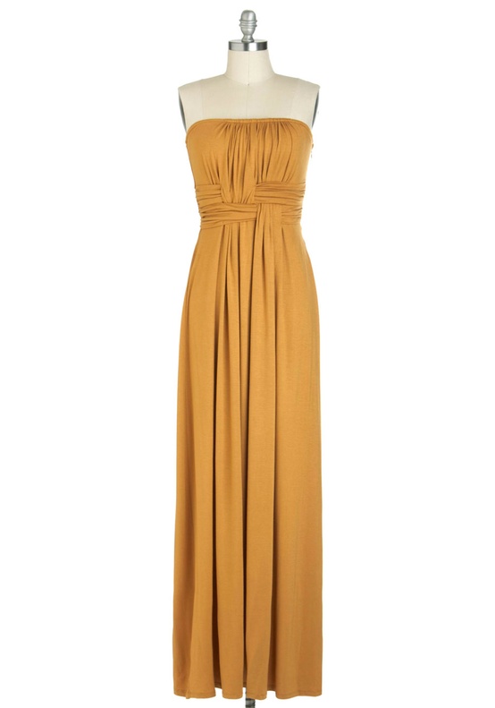 Modcloth - Gorgeous in Goldenrod Bridesmaids Dress in Lemon Zest