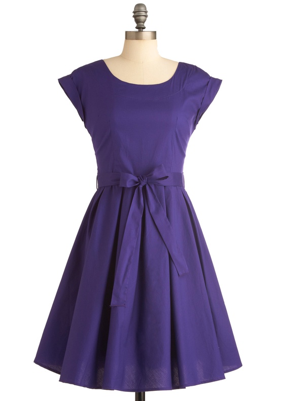 Elegant Arrival Dress in Violet from Modcloth