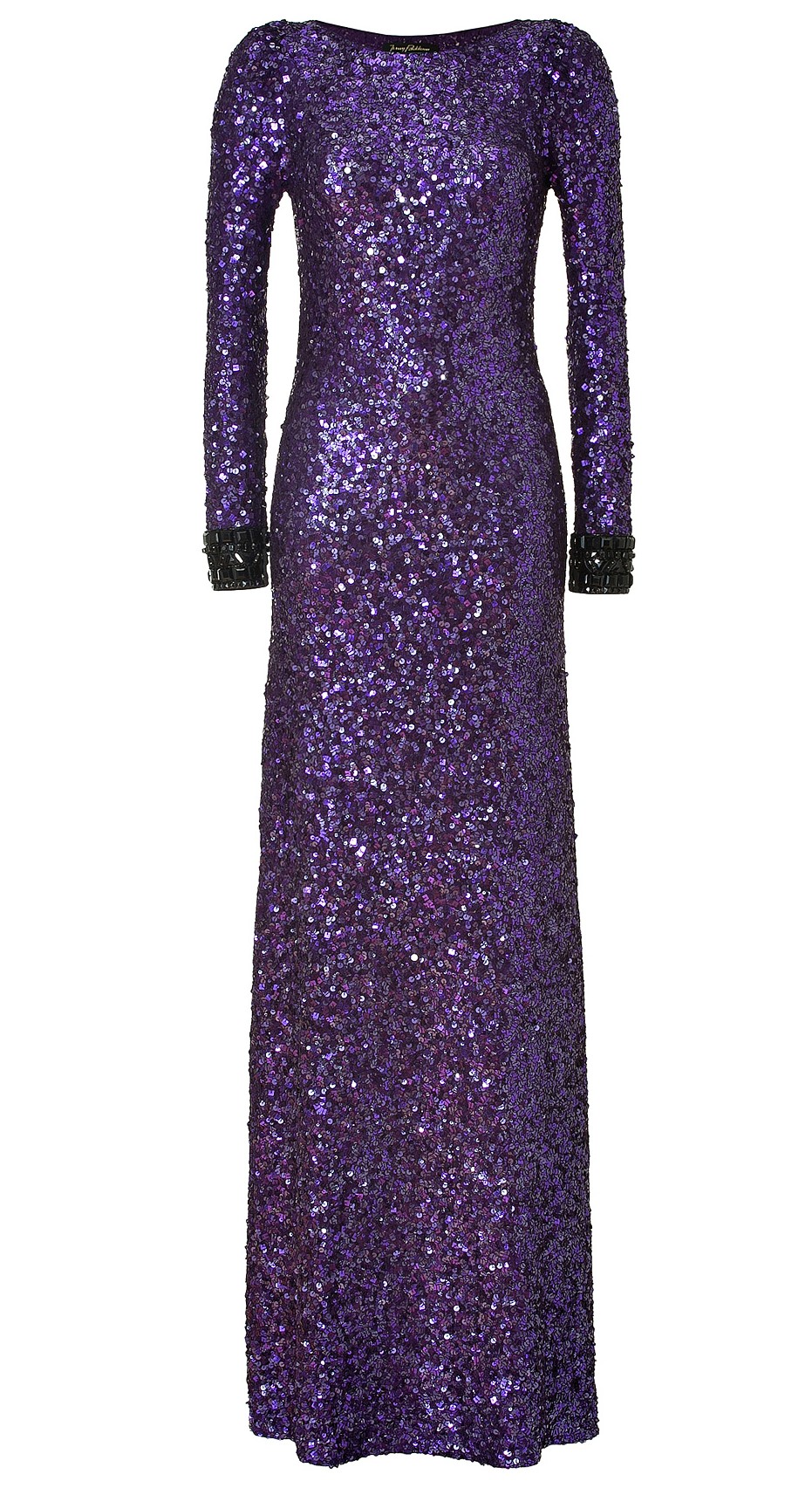 Sparkling Violet All-Over Sequin Dress by JENNY PACKHAM from Stylebop
