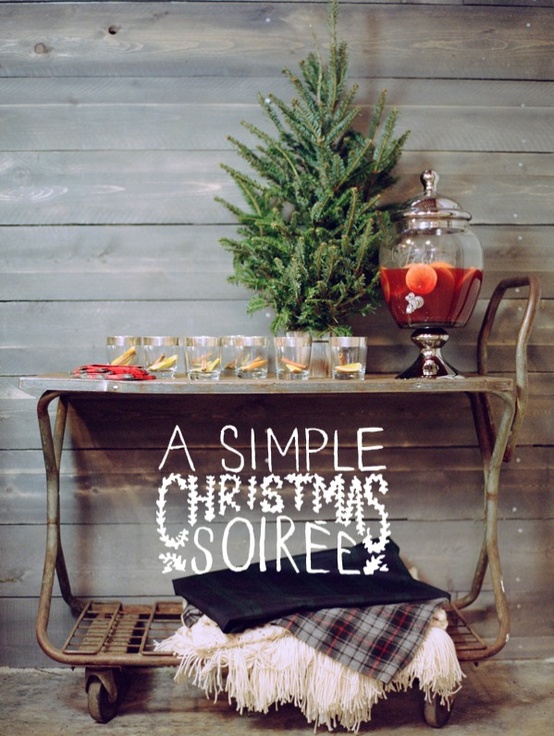 A Simple Christmas Soiree on Style Me Pretty