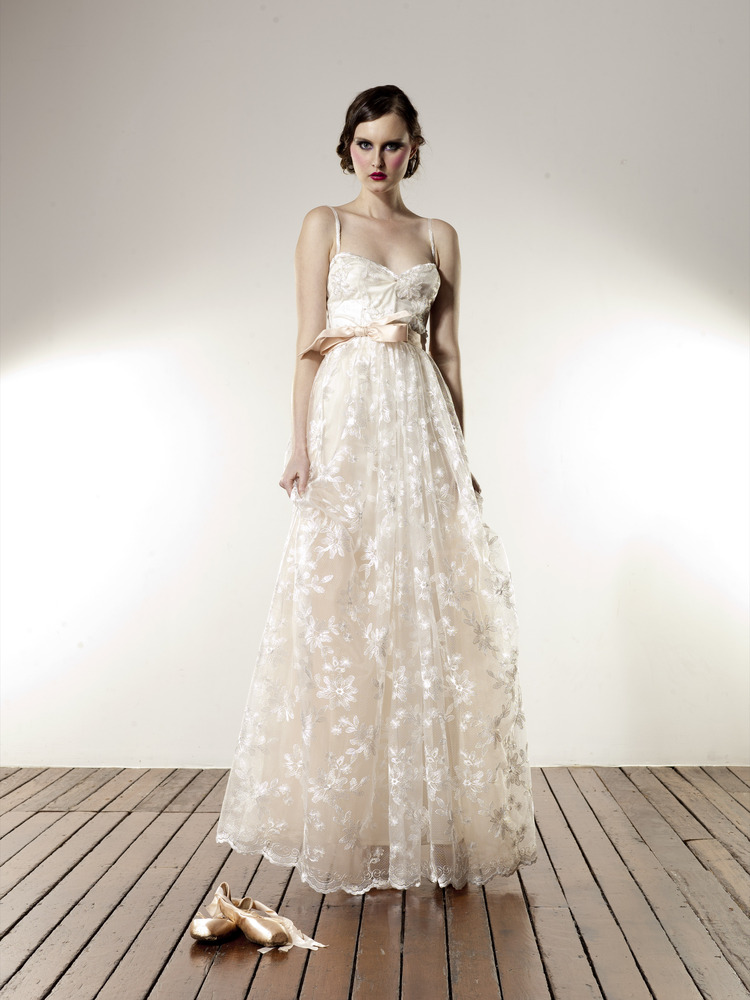 Shoe String Strap Gown from Anaessia