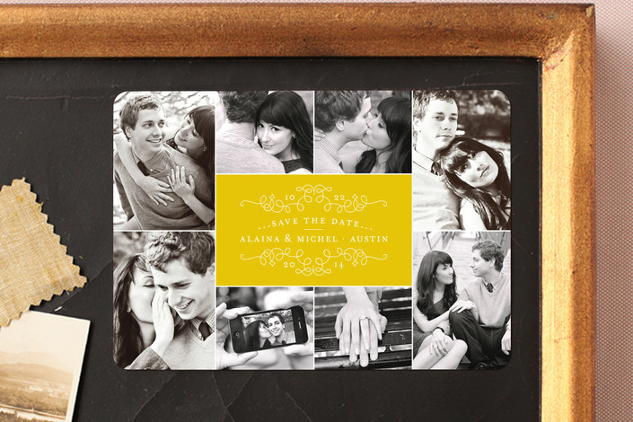 Minted Classic Photo Save the Date Magnet