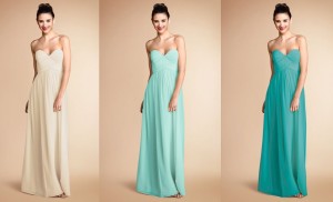 Donna Morgan Bridesmaids Dresses in Different Colours