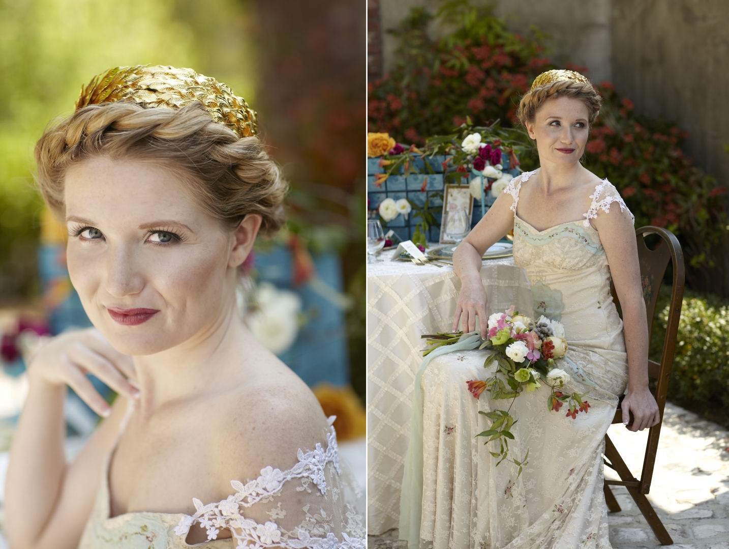 Runway to Reality Inspiration Shoot featuring Claire Pettibone's Ooh La La from Kristy Rice