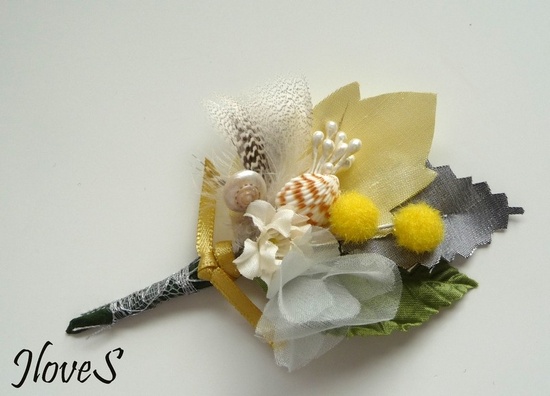 Etsy Spring Boutonniere