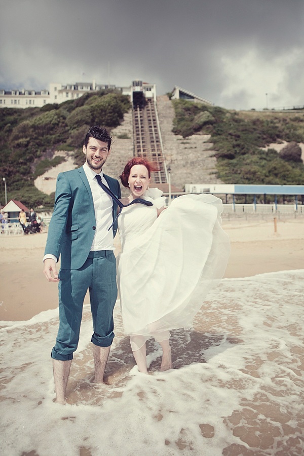 English Beach Hut Wedding
