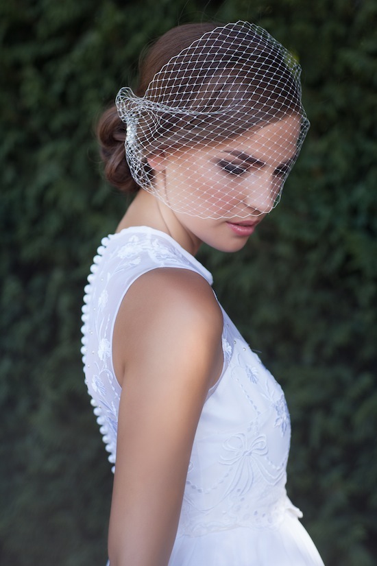 Parker Bandeau Veil from Percy Handmade