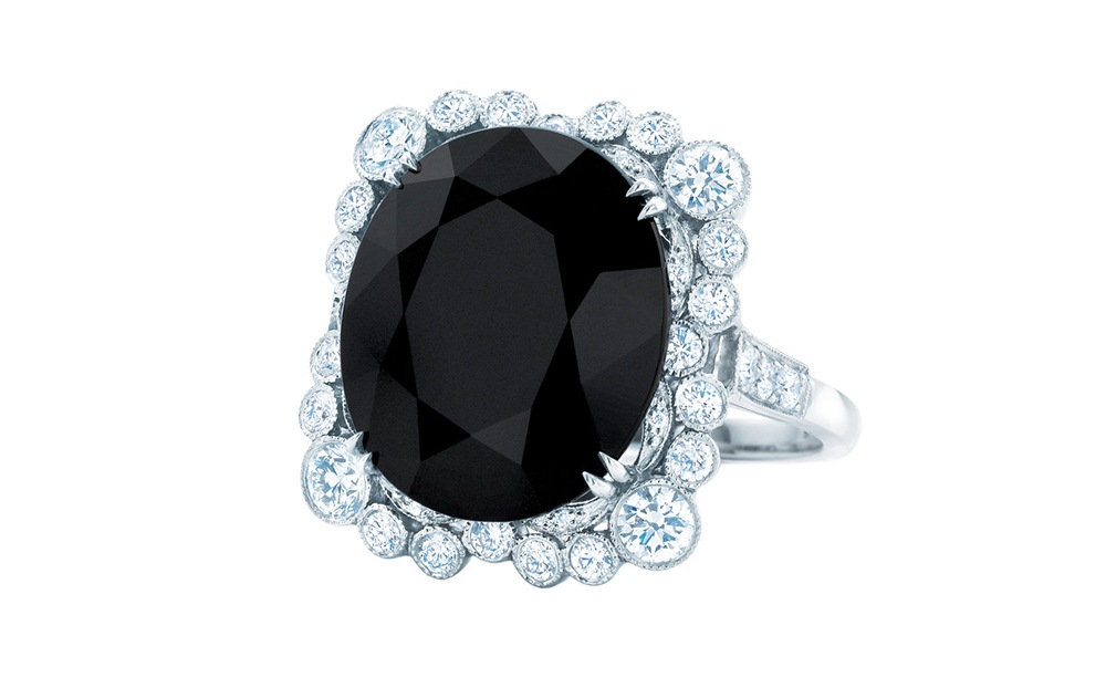 Great Gatsby Collection Diamond and Onyx Ring from Tiffany & Co