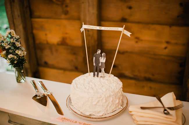 DIY Wedding Cake Topper