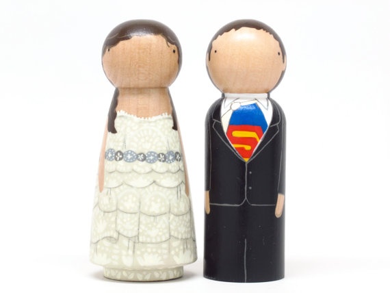 Personalised Wooden Wedding Cake Topper