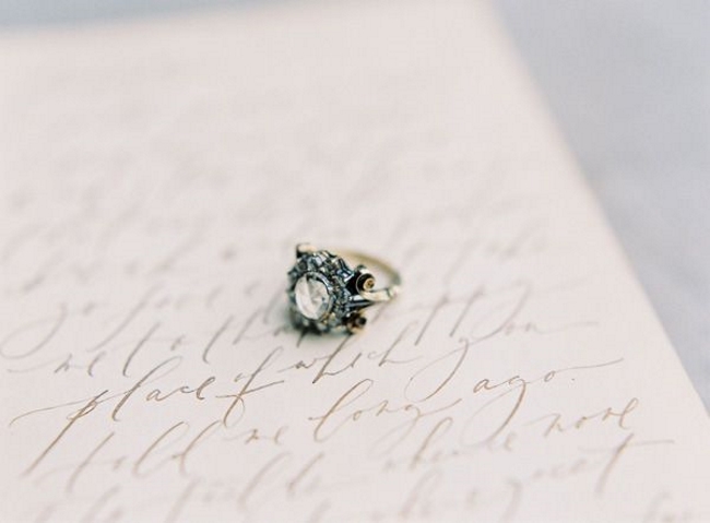 Vintage Engagement Ring from Trumpet & Horn