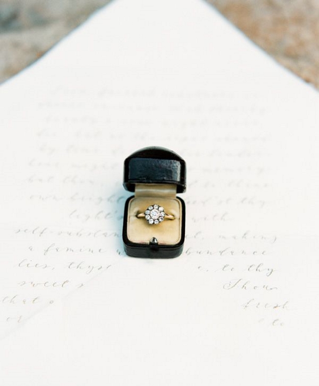 Vintage Engagement Ring in a Vintage Box