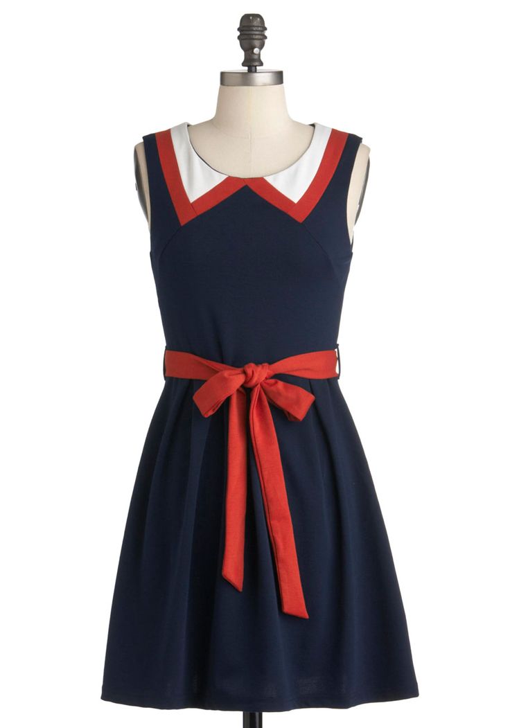 Red, White, and Cute Dress from Modcloth