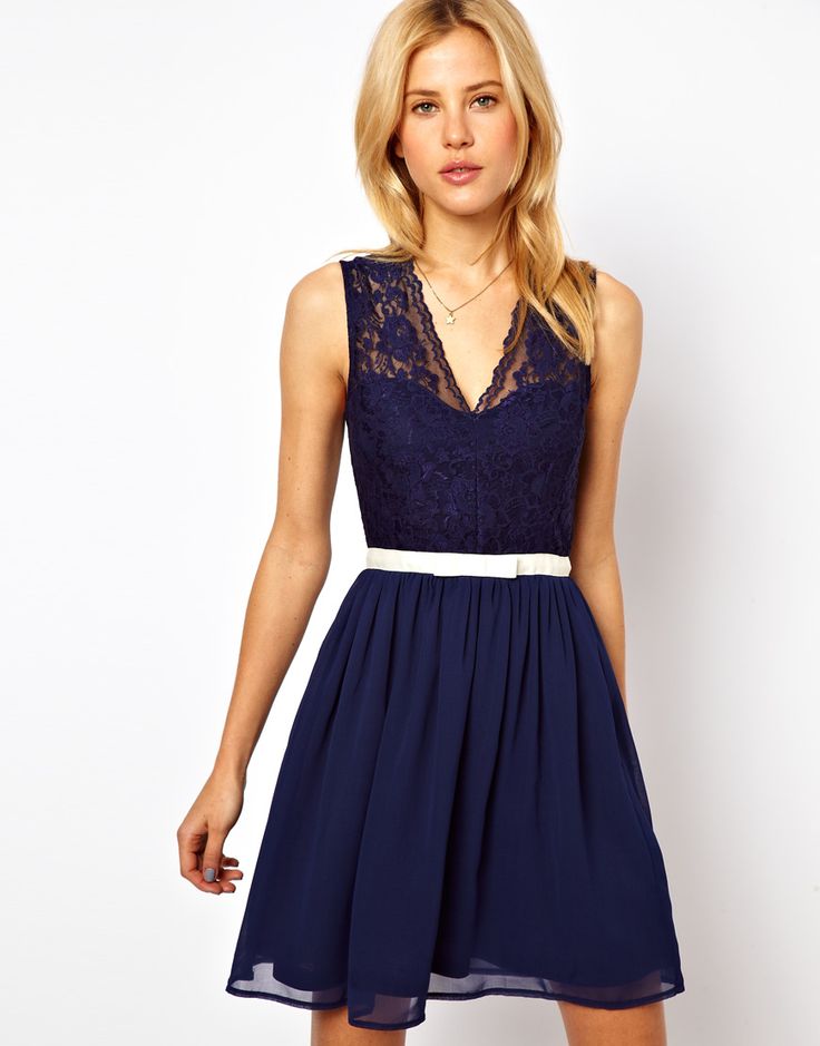 Scalloped Lace Dress from ASOS