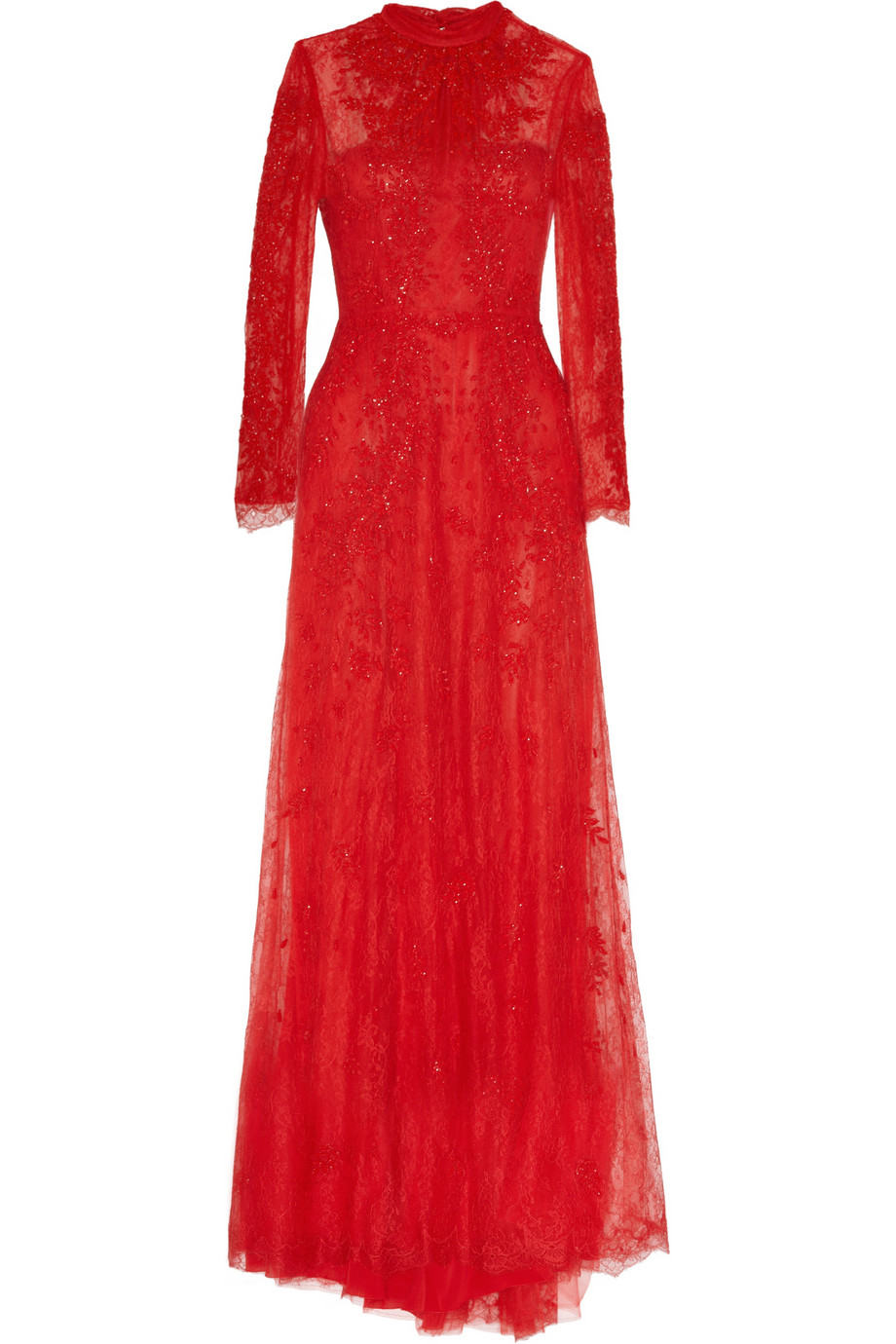 Valentino Embroidered lace gown