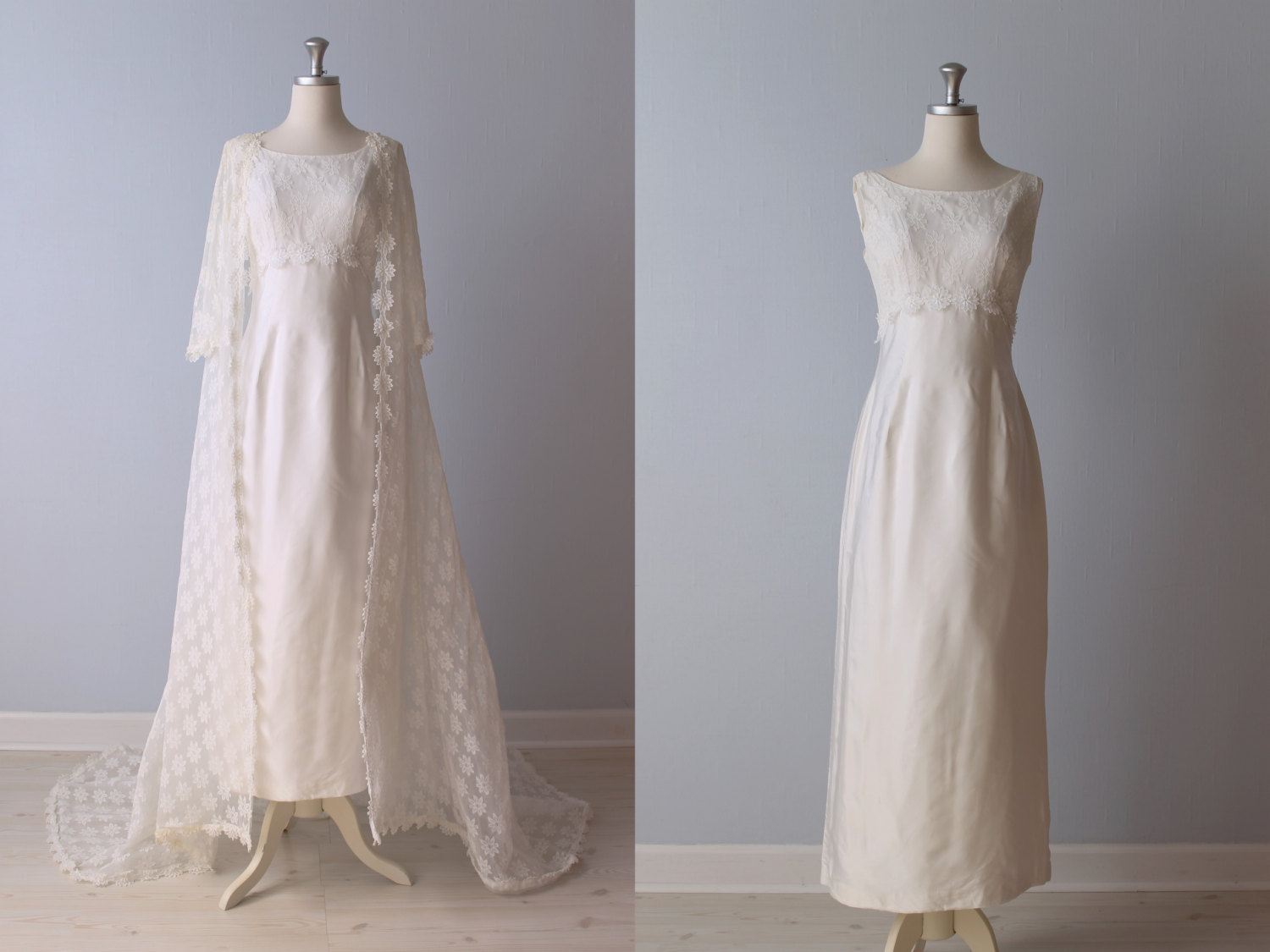 Vintage 1960s Wedding Dress