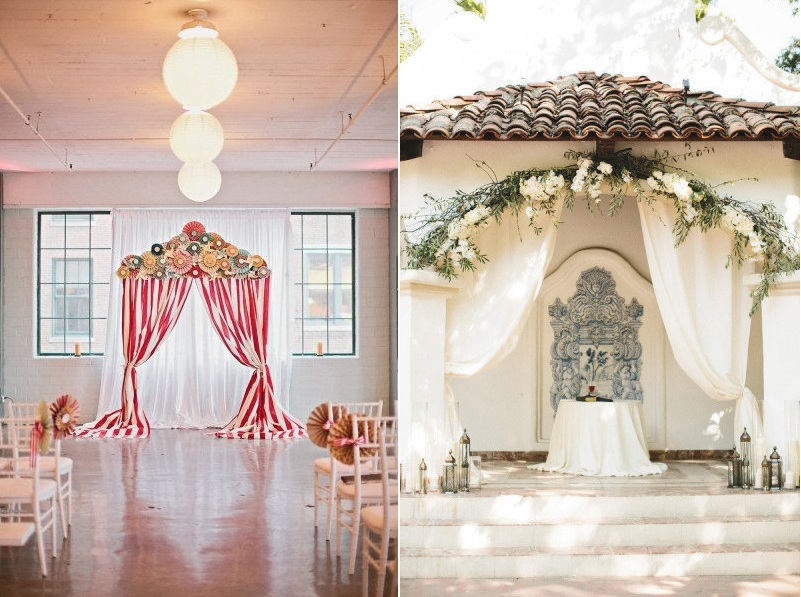 Aisle Style - Indoor or Outdoor Drapes