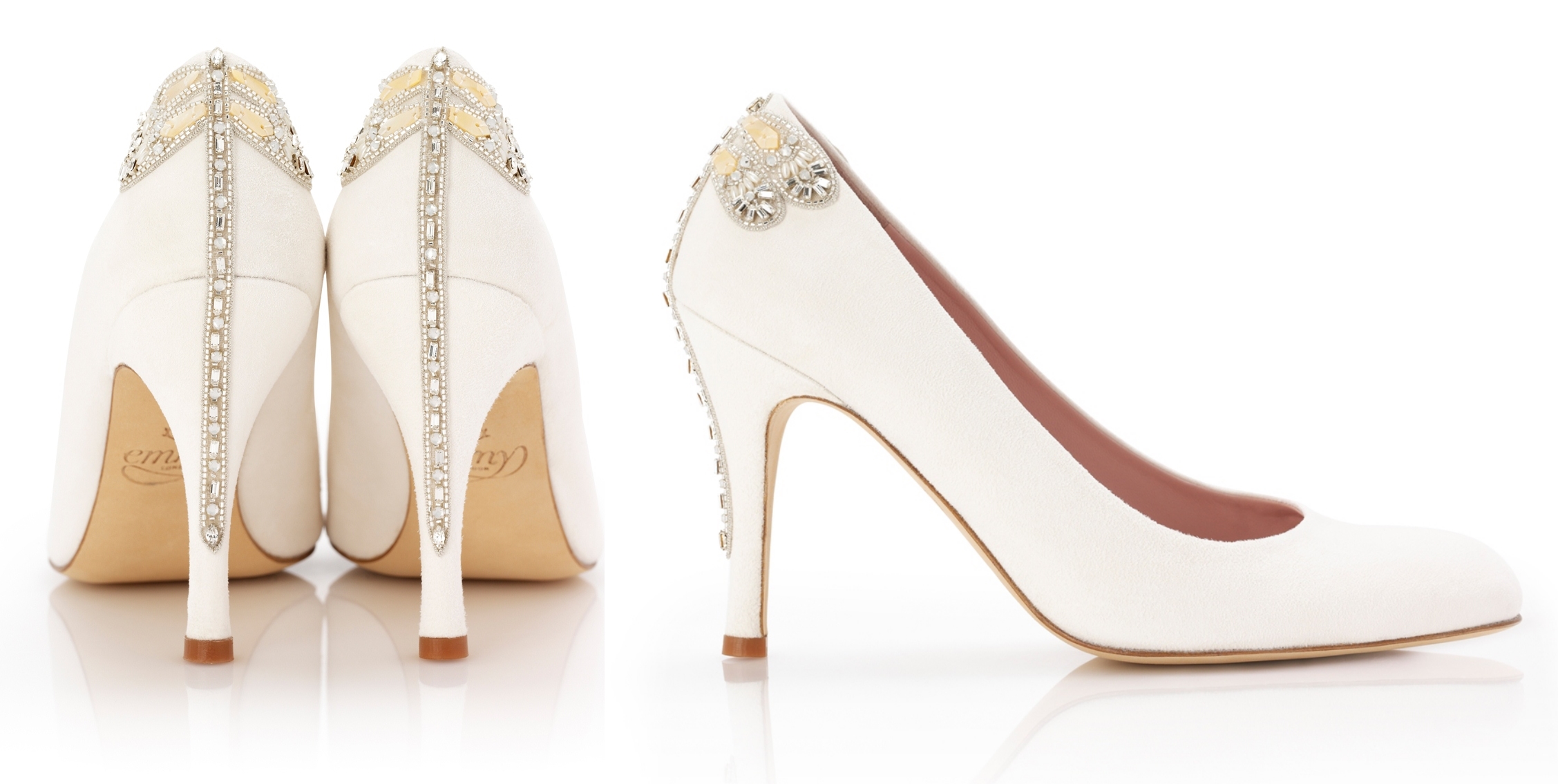 Dragonfly Ivory from the Celeste Collection by Emmy Shoes