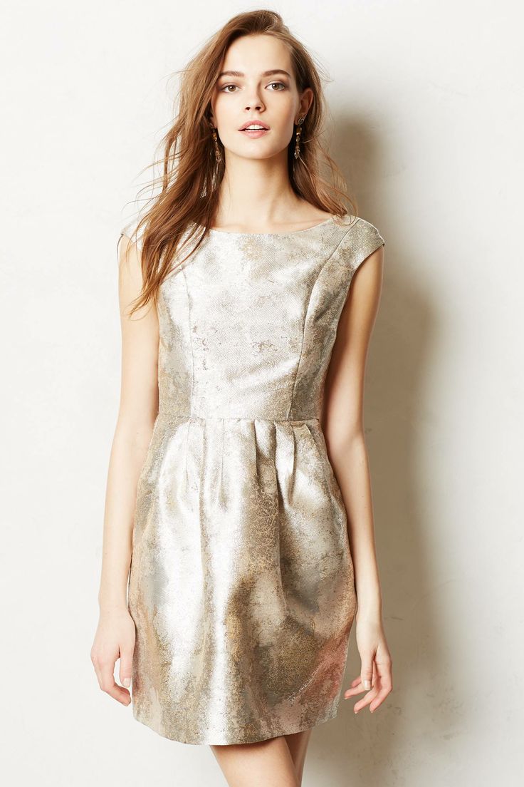 Silver Dress from Anthropologie