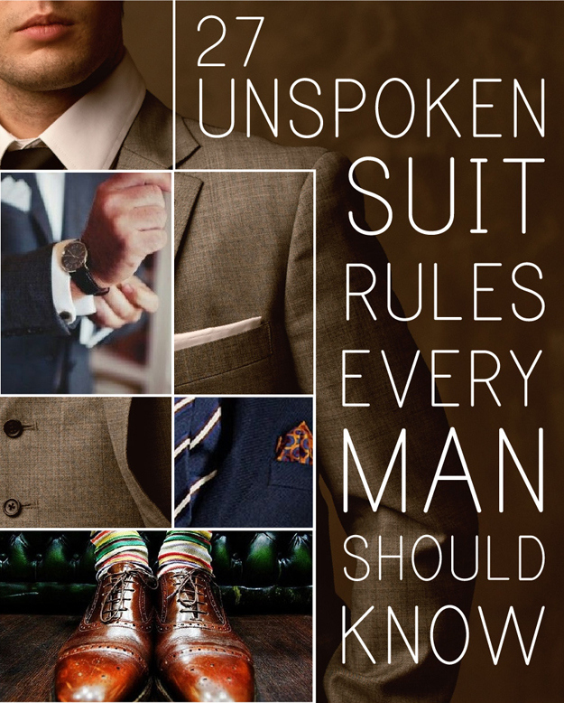 27 Suit Rules Every Man Should Know