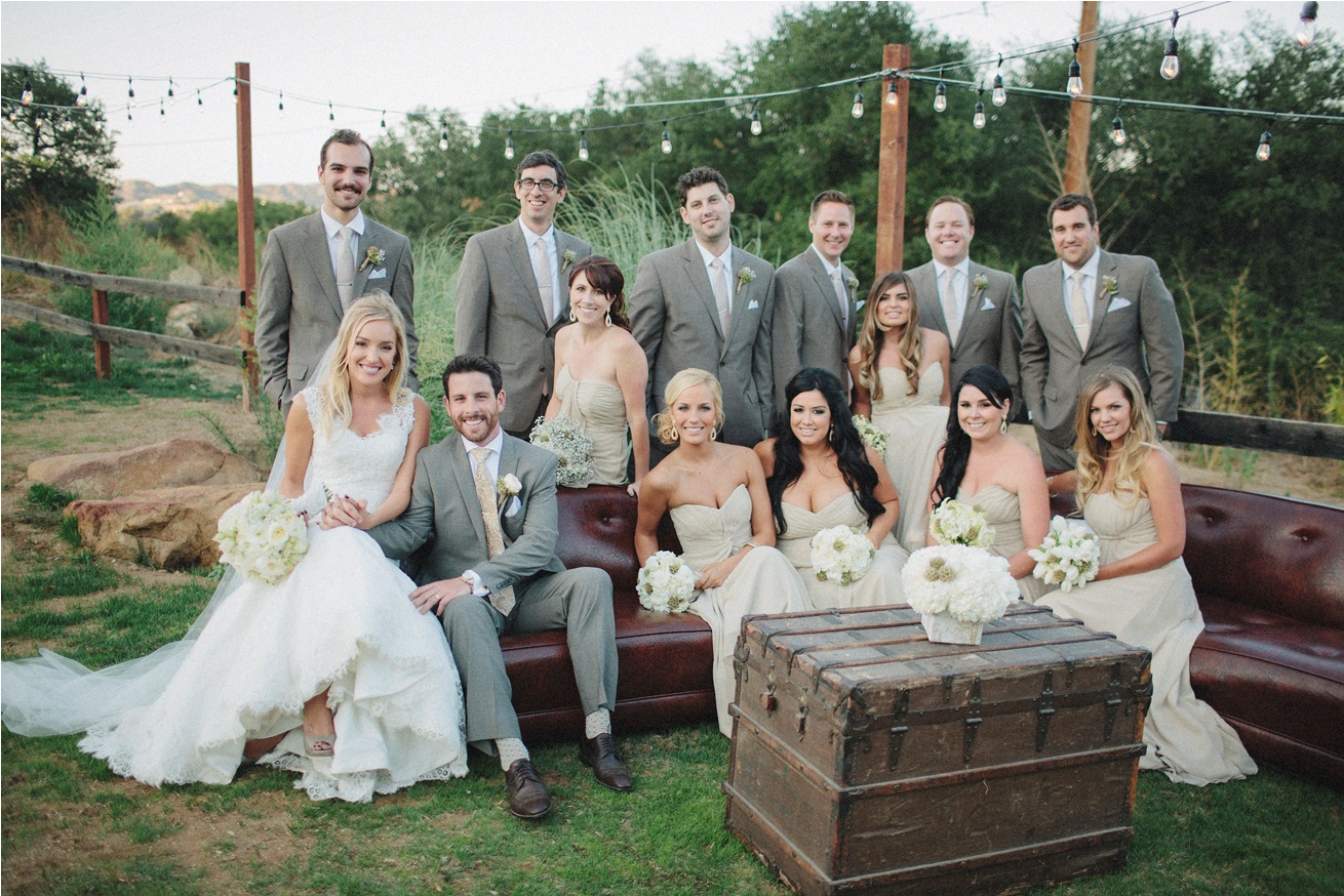 A Pretty Rustic Ranch Wedding with a Splash of Glamour