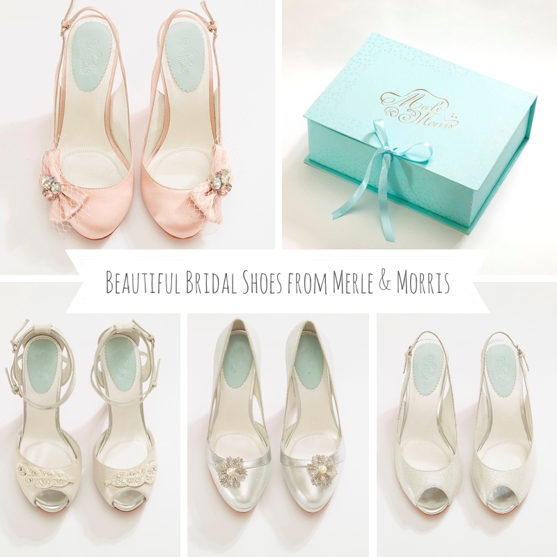 Beautiful Bridal Shoes from Merle & Morris