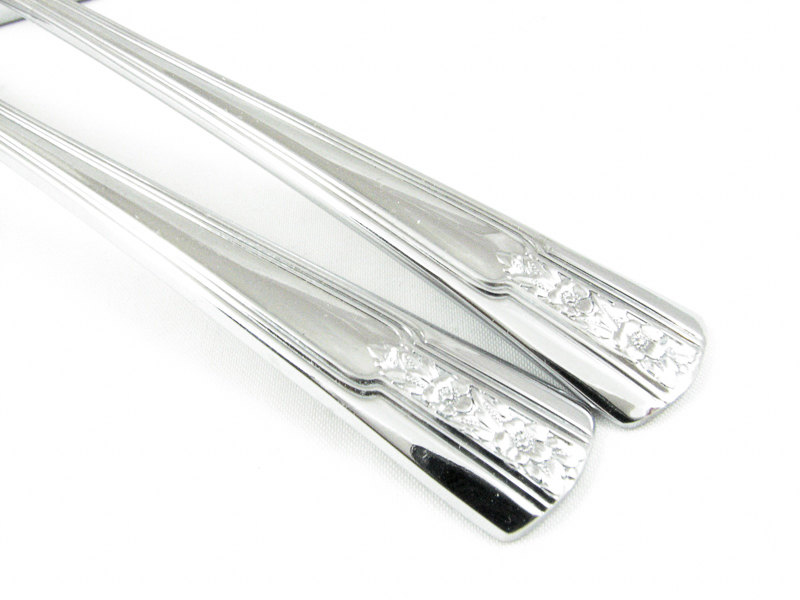 Mr & Mrs Vintage Silver Knives & Forks Set