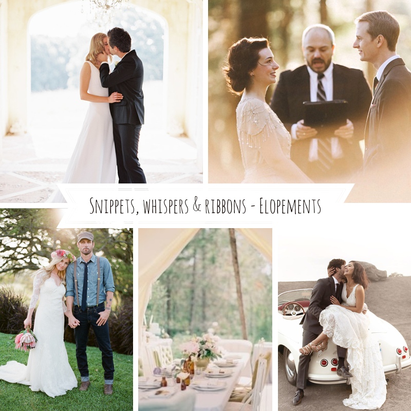 Snippets, Whispers & Ribbons - Elopements