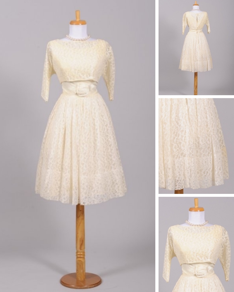 1960s Lace Wedding Dress - Nancy Kwan - Chic Vintage Brides : Chic ...