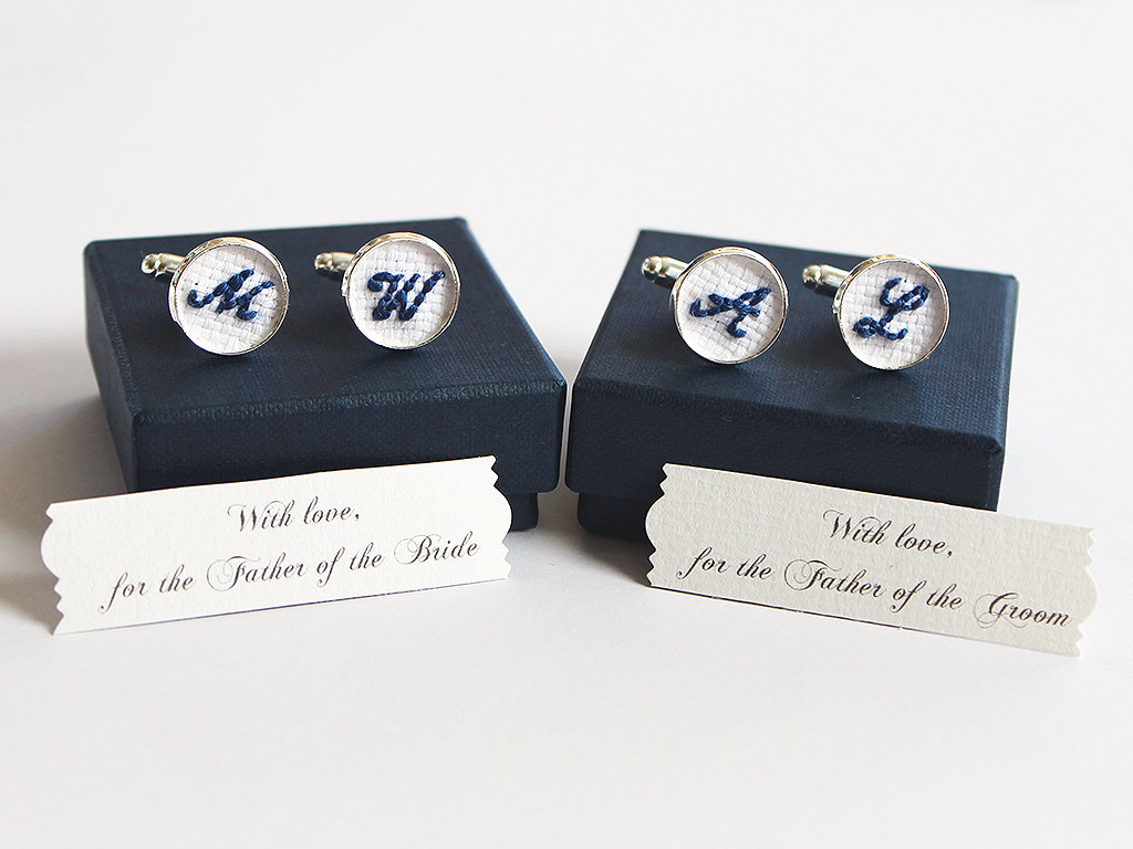 Father of the Bride & Groom Cufflinks from Aristocrafts
