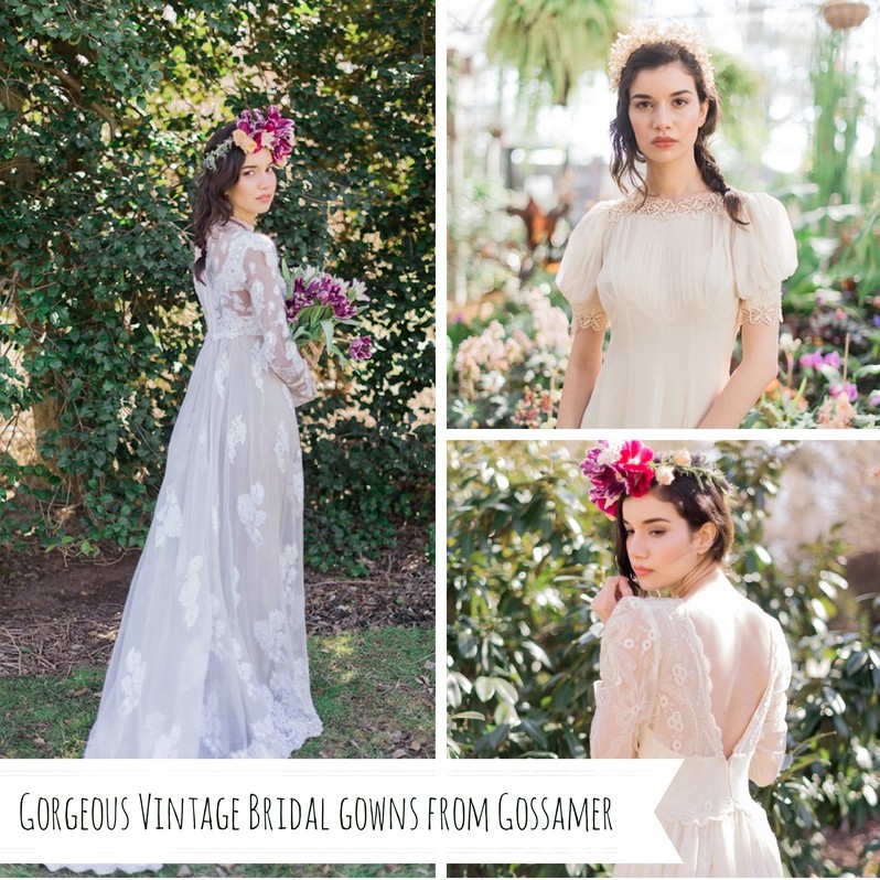 Gorgeous Vintage Bridal Gowns from Gossamer