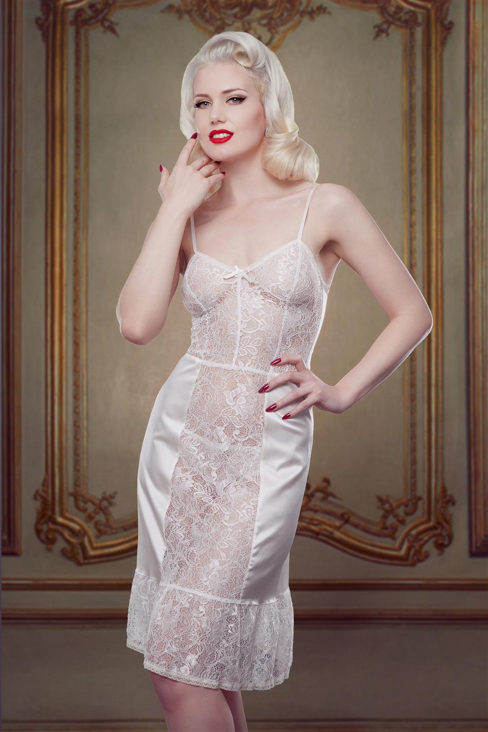 Vintage Bridal Lingerie - The Nell Slip from Betty Blues Loungerie