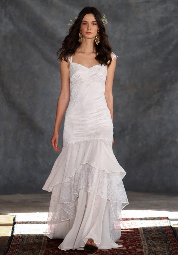 Romantique Claire Pettibone's 2015 Wedding Dress Collection - Seraphina