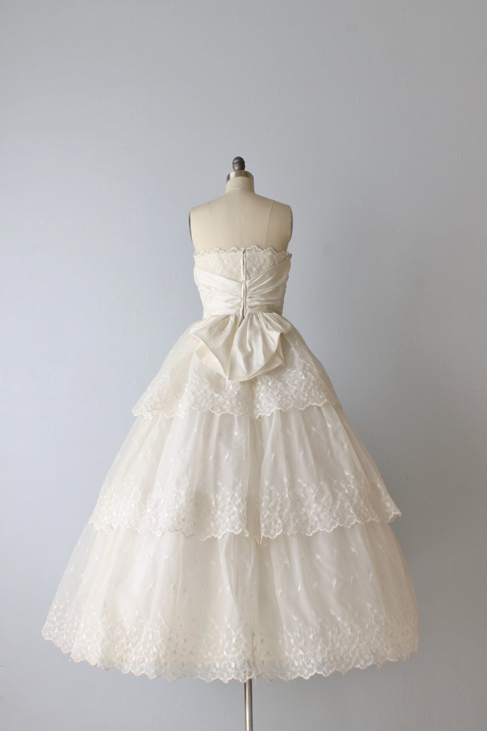 The Vintage Mistress 1950s Wedding Dress