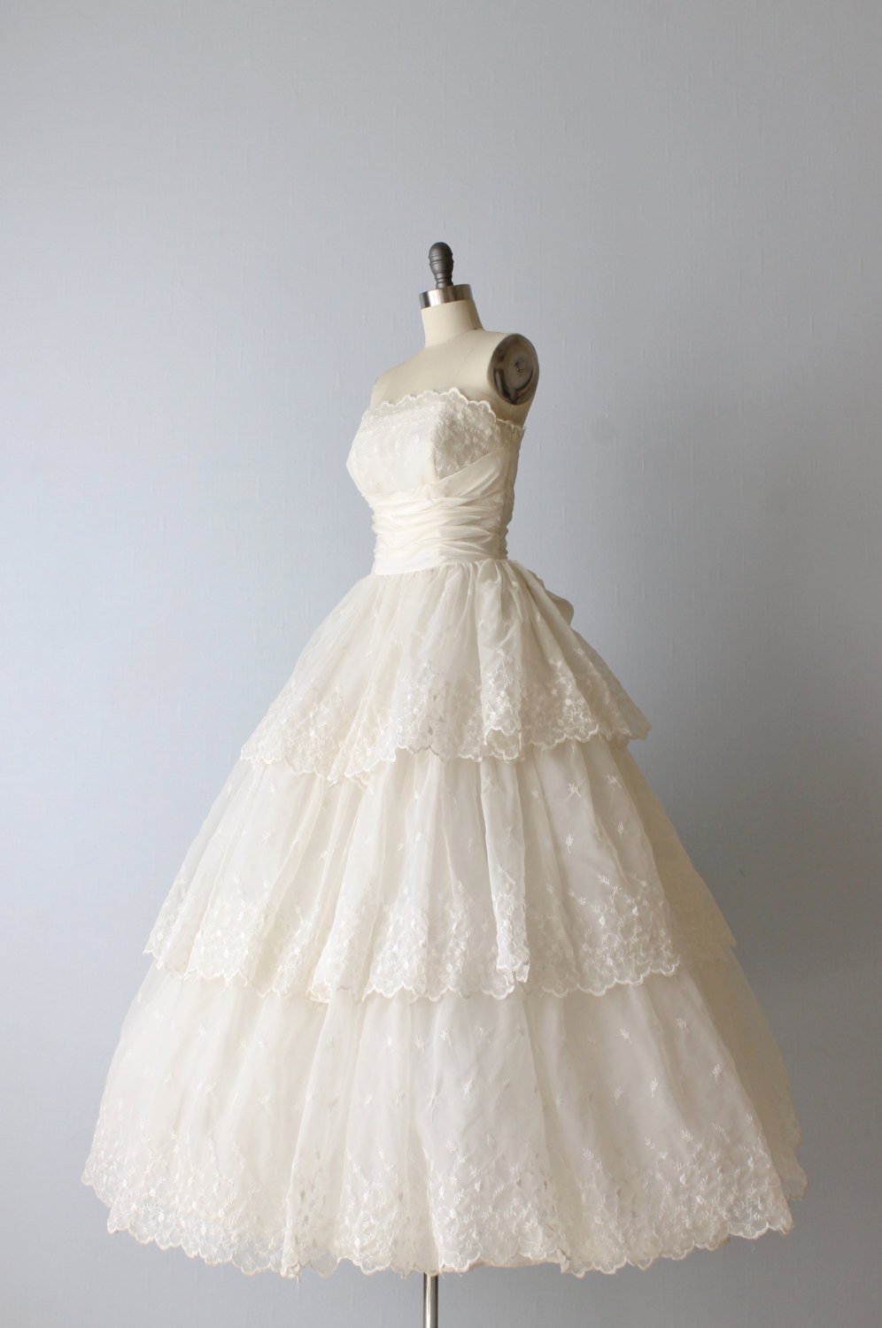 The Vintage Mistress 1950s Wedding Dress