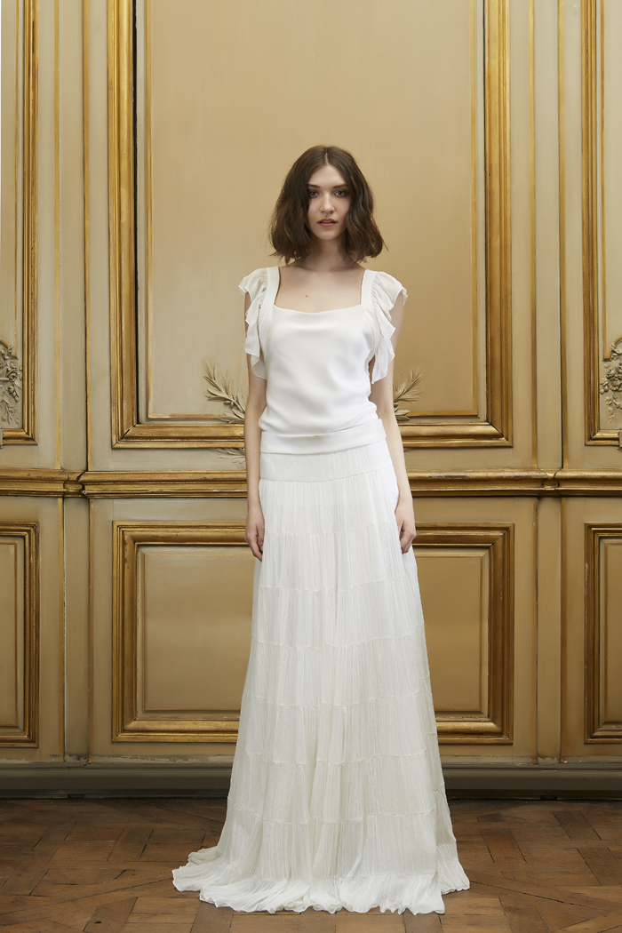 The 2015 Bridal Collection from Delphine Manivet - FLORENTIN TOP and GREGOR SKIRT