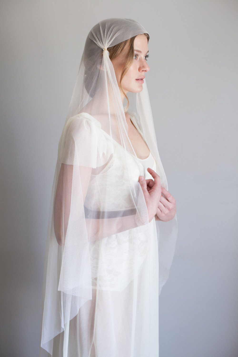 Mignonne Handmade's 2014 Bridal Accessories - Juliet Cap Veil