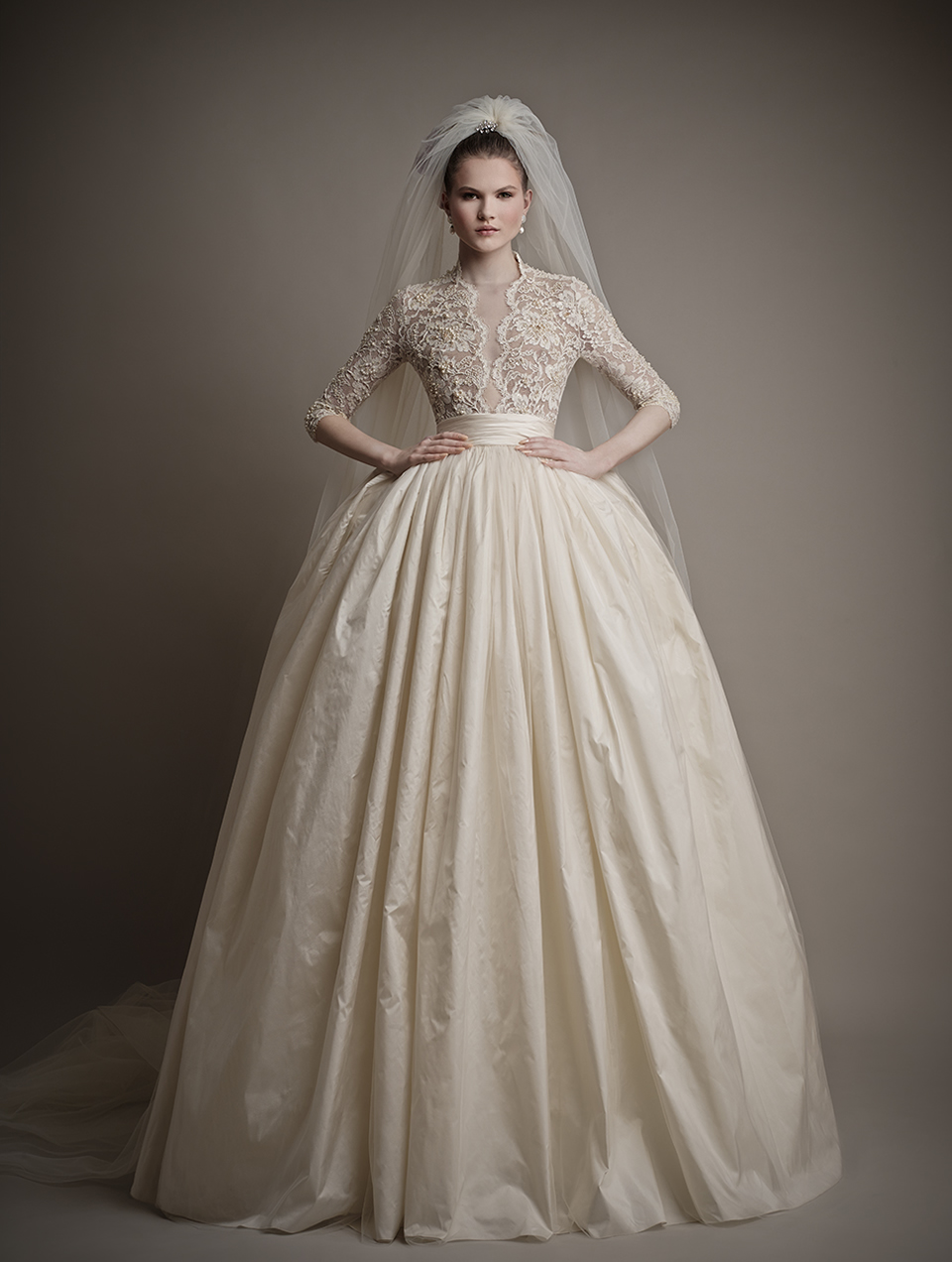 Snippets, Whispers & Ribbons - Long sleeved Vintage Wedding Dresses for an Autumn Bride