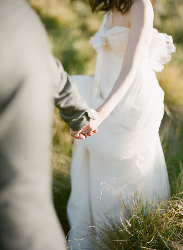 A Romantic Spring Elopement by the Lake in New Zealand from Jemma Keech Photography