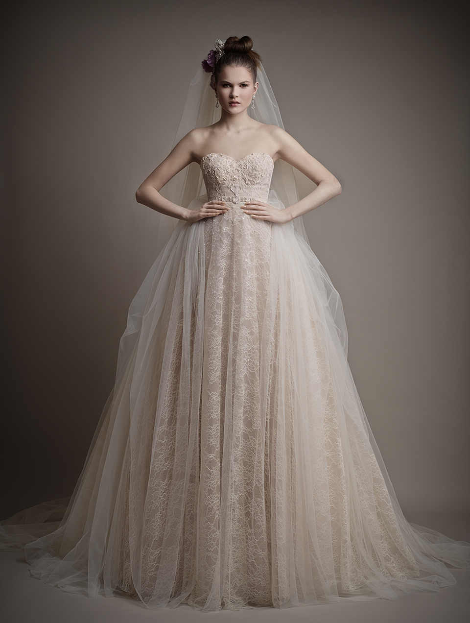 Ersa Atelier's 2015 Bridal Collection - Cleo Blush Wedding Dress