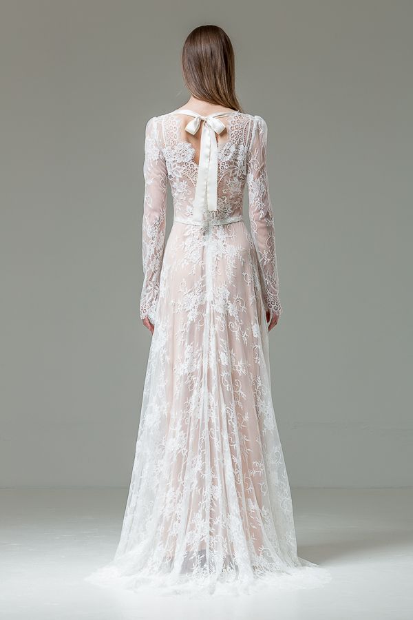 Snippets, Whispers & Ribbons - Long sleeved Vintage Wedding Dresses for an Autumn Bride
