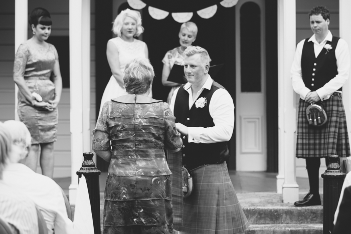 A Tea Length Wedding Dress for a Fabulously Relaxed, 1950s Inspired Wedding from Emily Raftery Photography - Scottish Ceremony 