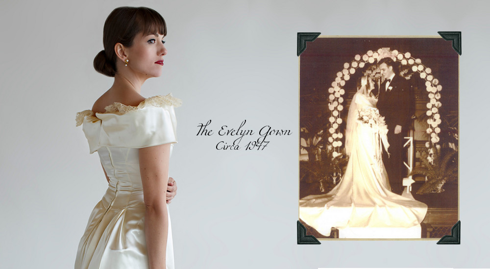 Beloved Vintage Bridal - The Evelyn Wedding Gown
