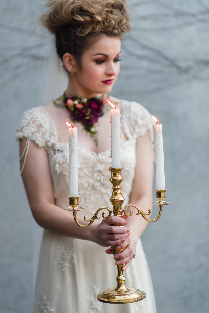Vintage Autumn Wedding Bridal Inspiration