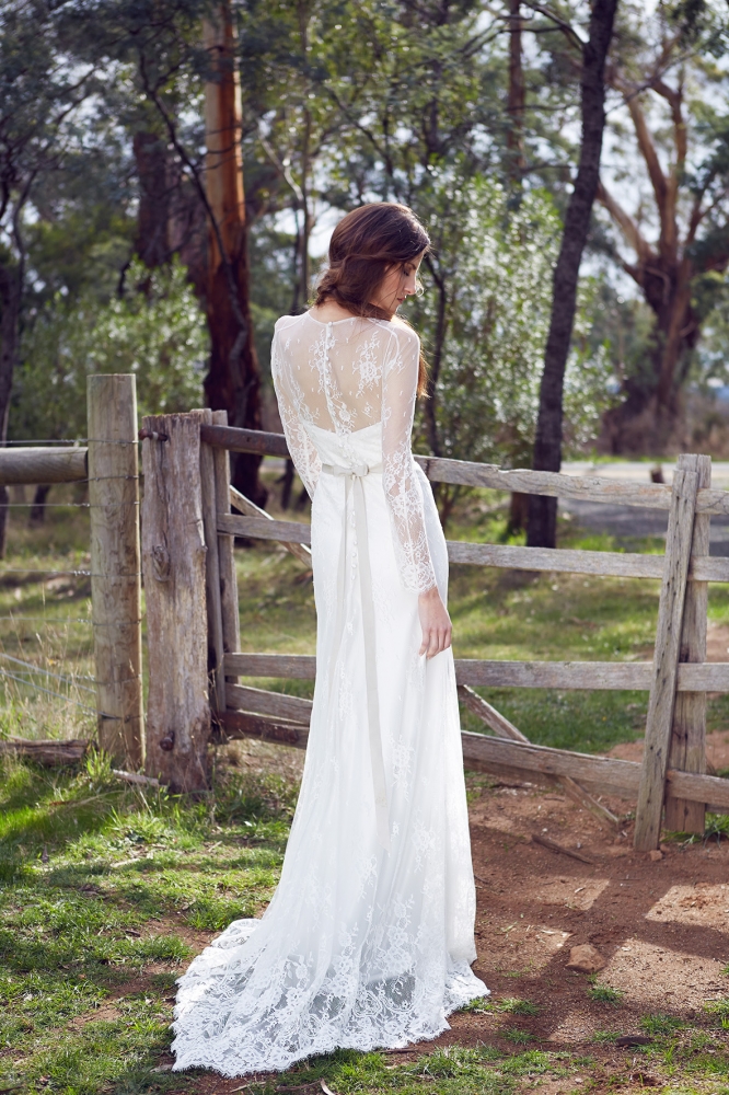 KWH BESPOKE Wedding Dress Collection - Arielle Back