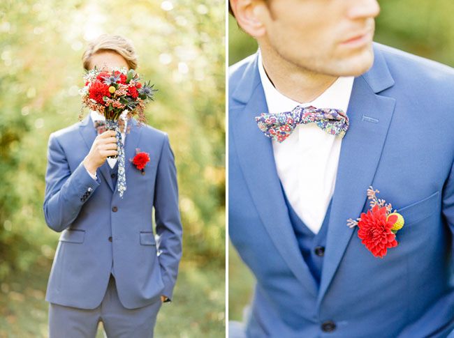 10 Ways to Style Your Groom Vintage - Bow Ties