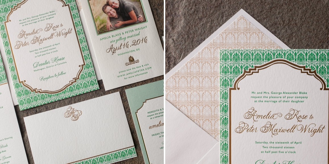 Emory Wedding Stationery Suite from Smock