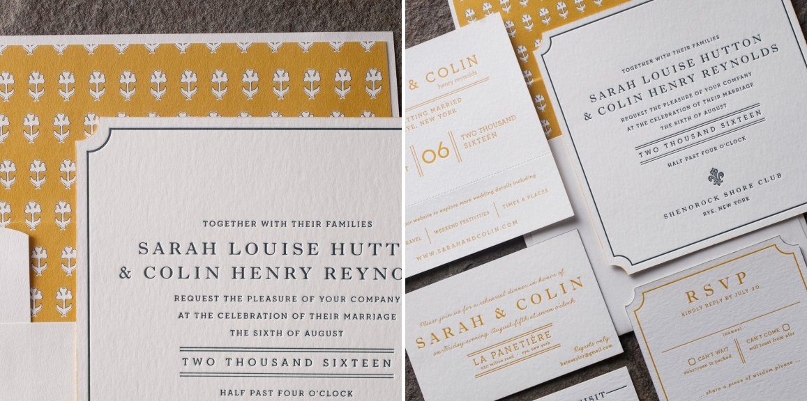 Halifax Wedding Stationery Suite from Smock