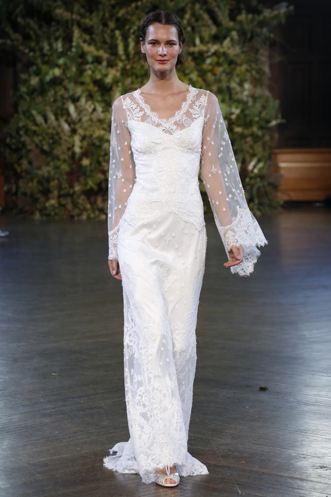 Boho Wedding Dress from the Gothic Angel Bridal Collection by Claire Pettibone