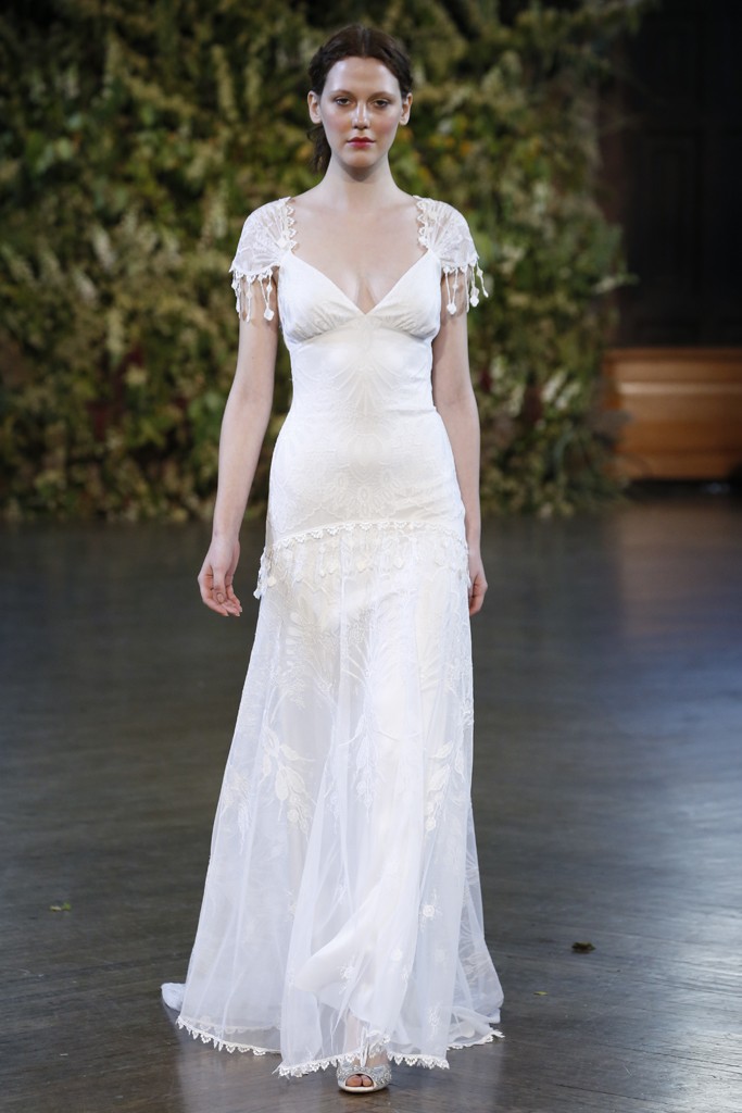 Edwardian Inspired Wedding Dress from the Gothic Angel Bridal Collection by Claire Pettibone